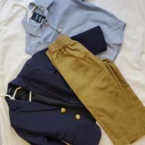 Izod 3t dress suit, Blazer jacket, pants, button down shirt